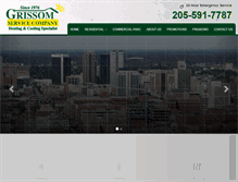 Tablet Screenshot of grissomservice.com